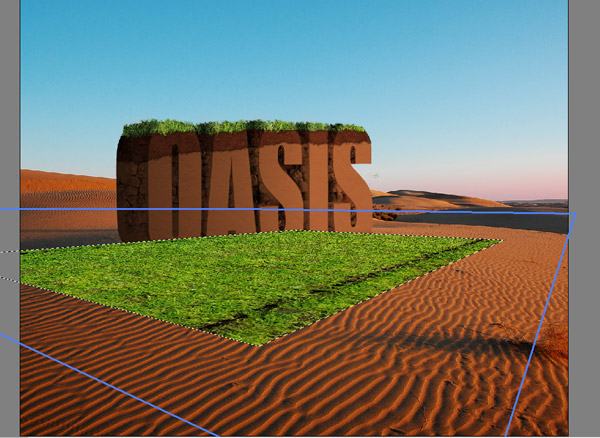 Create a 3D Text Scene Using Photoshop oasis 17