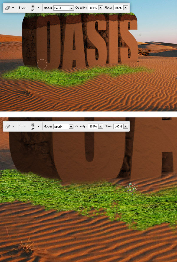 Create a 3D Text Scene Using Photoshop oasis 18