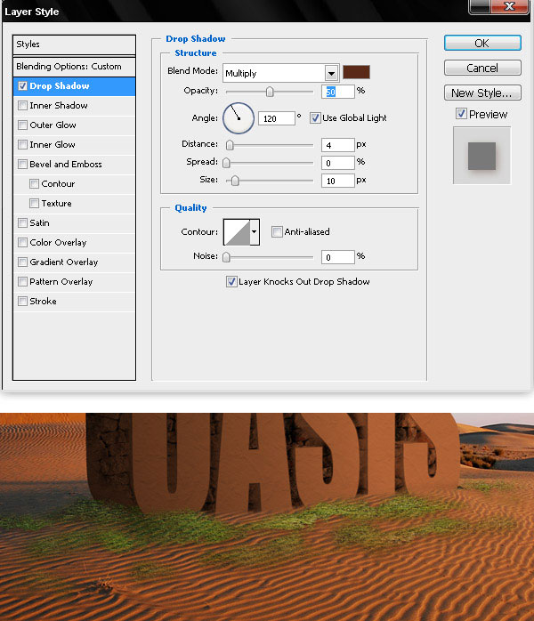 Create a 3D Text Scene Using Photoshop oasis 20