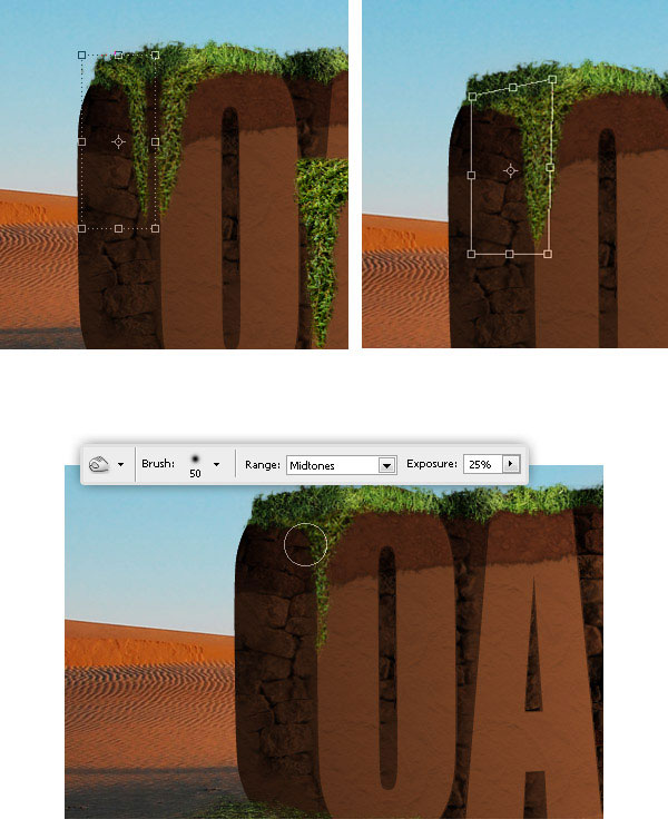 Create a 3D Text Scene Using Photoshop oasis 23