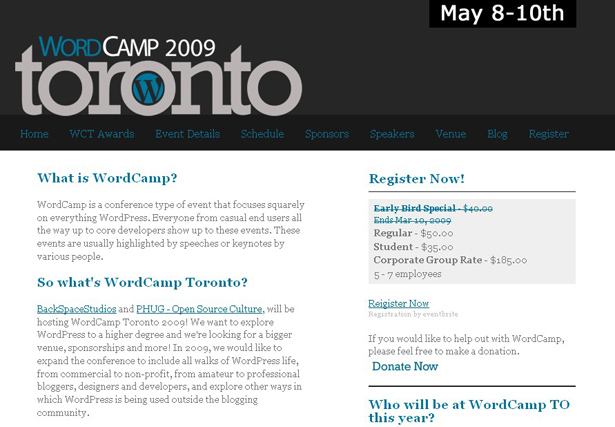 Worldwide Conferences for Web Designers