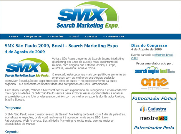 Worldwide Conferences for Web Designers saopaulo