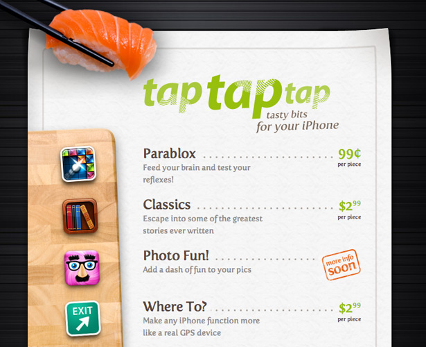 40 Awesome iPhone Application Websites taptaptap