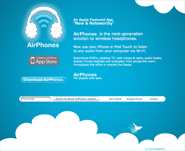 40 Awesome iPhone Application Websites airphones