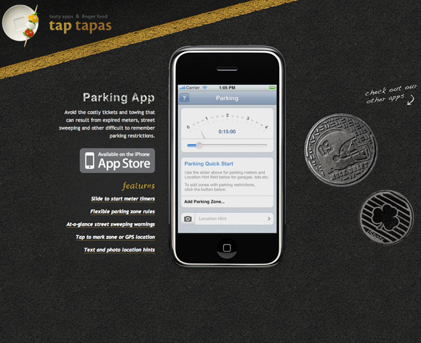 40 Awesome iPhone Application Websites parking