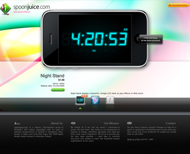 40 Awesome iPhone Application Websites spoonjuice