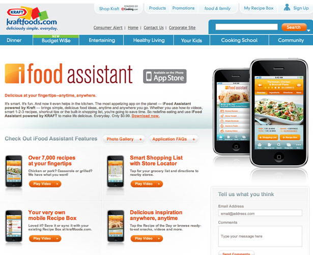 40 Awesome iPhone Application Websites ifood