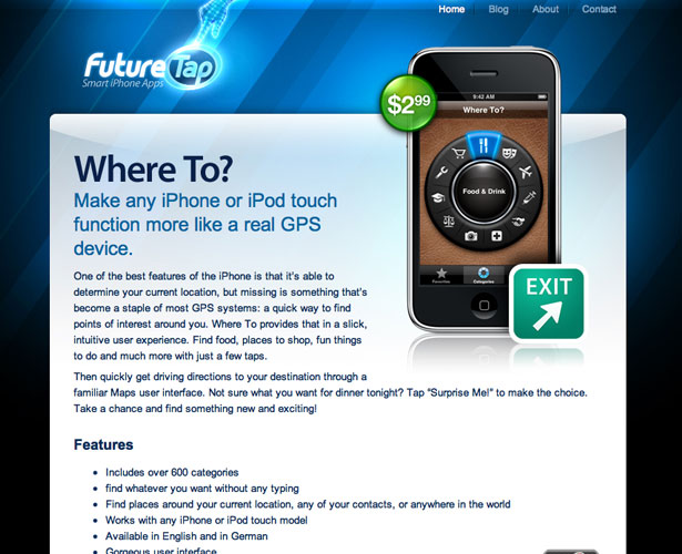 40 Awesome iPhone Application Websites futuretap