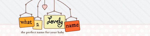 101 Examples of Text Treatments on the Web illustrate_baby_name