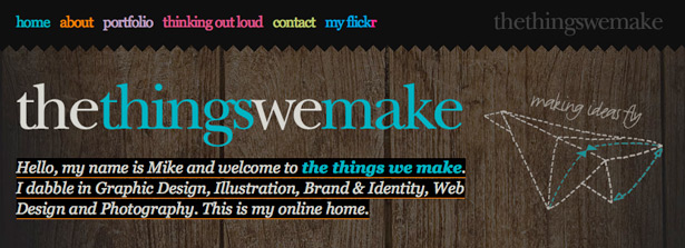 101 Examples of Text Treatments on the Web color_things_we_make