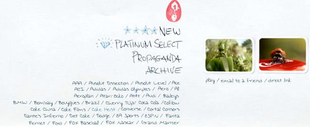 101 Examples of Text Treatments on the Web handwrite_propaganda