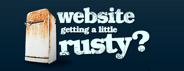 101 Examples of Text Treatments on the Web texture_rusty