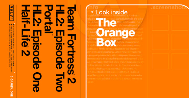101 Examples of Text Treatments on the Web angle_orange_box