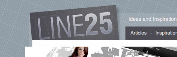 101 Examples of Text Treatments on the Web angle_line25