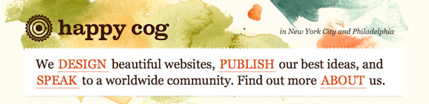 101 Examples of Text Treatments on the Web highlight_happycog