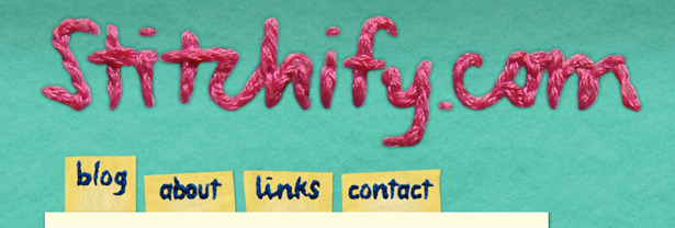 101 Examples of Text Treatments on the Web custom_stichify