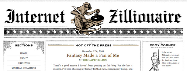 101 Examples of Text Treatments on the Web old_zillionare
