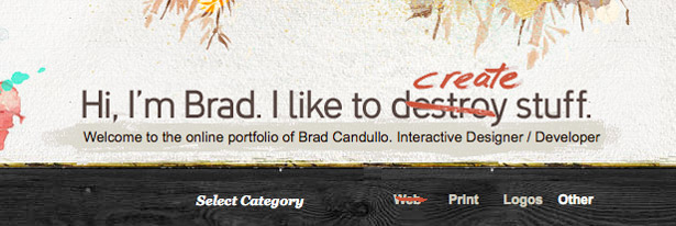 101 Examples of Text Treatments on the Web slash_brad