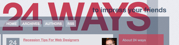101 Examples of Text Treatments on the Web combo_24_ways