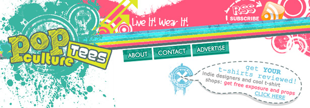 101 Examples of Text Treatments on the Web combo_pop_tees