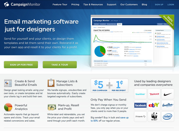 50 Excellent Corporate Website Designs campaignmonitor