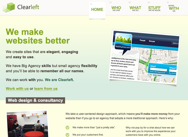 50 Excellent Corporate Website Designs clearleft