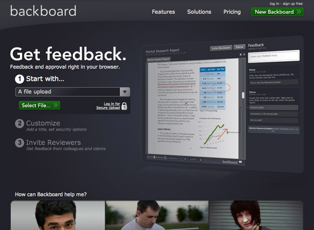 50 Excellent Corporate Website Designs backboard