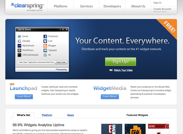 50 Excellent Corporate Website Designs clearspring