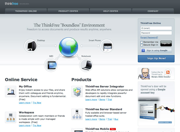 50 Excellent Corporate Website Designs thinkfree1