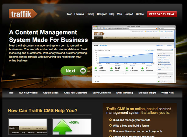 50 Excellent Corporate Website Designs traffik