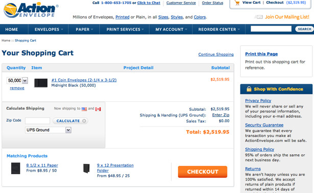 10 Tips to Design Usable Shopping Carts action2