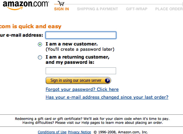 10 Tips to Design Usable Shopping Carts amazon1