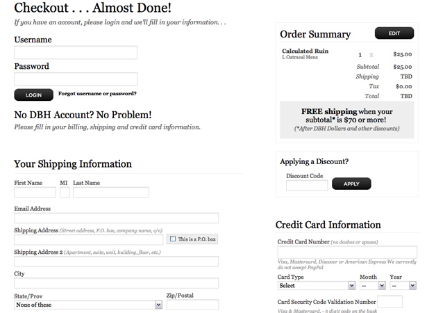 10 Tips to Design Usable Shopping Carts dbh2