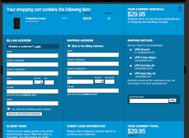 10 Tips to Design Usable Shopping Carts incase