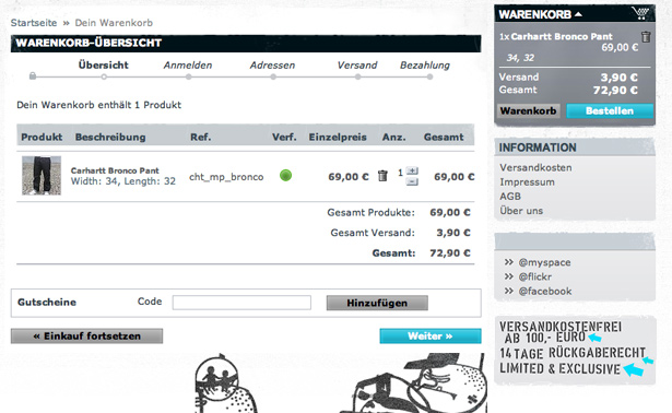 10 Tips to Design Usable Shopping Carts subnormals