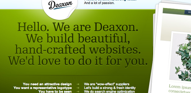 50 Inspirational Website Introductions deaxon