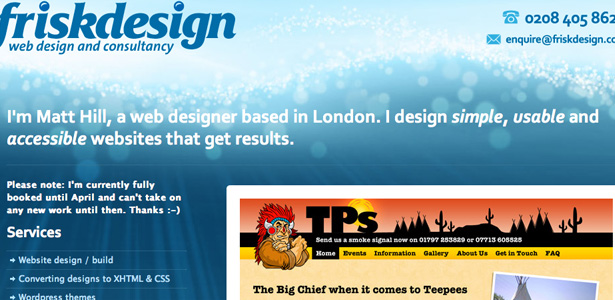 50 Inspirational Website Introductions frisk