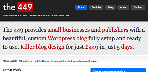 50 Inspirational Website Introductions the449