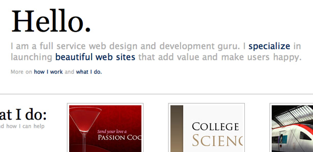 50 Inspirational Website Introductions skylar