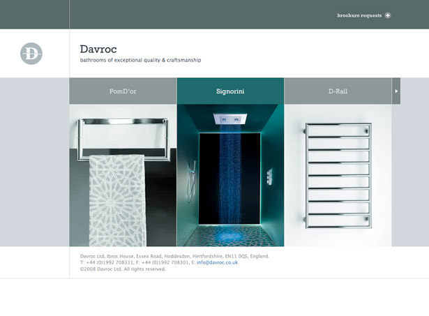 50 Monochromatic Website Designs Davroc