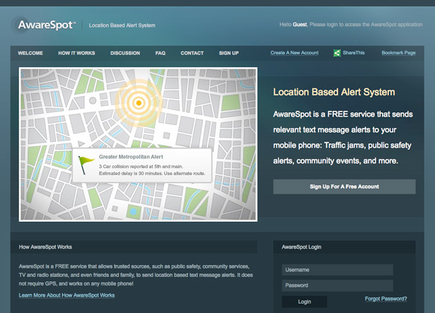 50 Monochromatic Website Designs Aware Spot