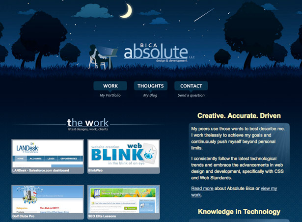 50 Monochromatic Website Designs Bica Absolute