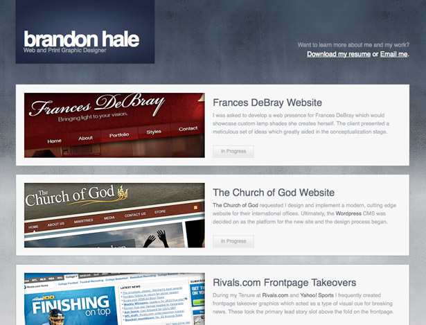 50 Monochromatic Website Designs Brandon Hale