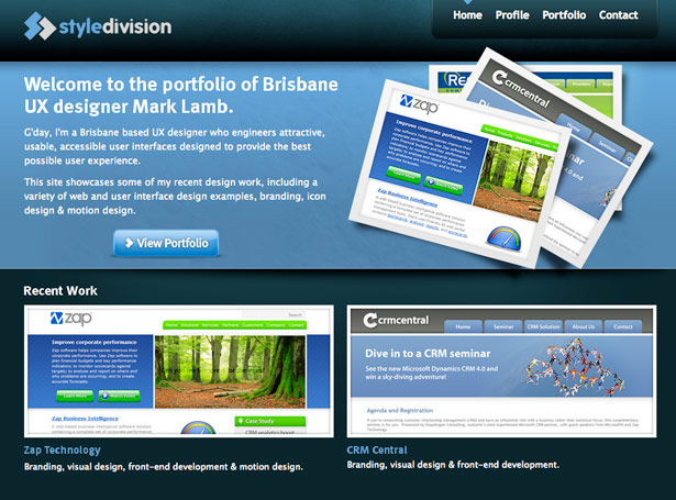 50 Monochromatic Website Designs Stlye Division