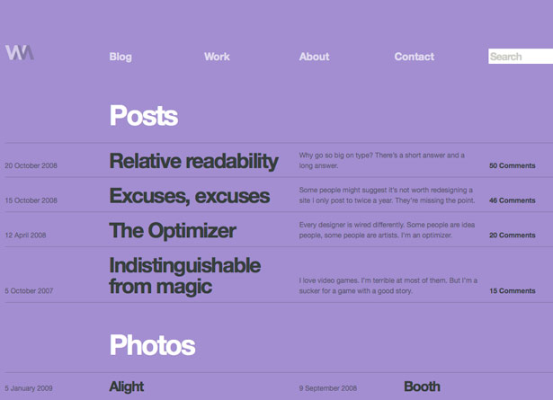 50 Monochromatic Website Designs Wilson Miner