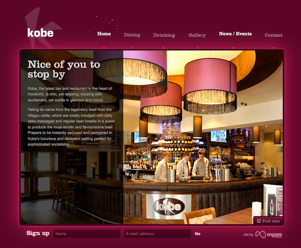 50 Monochromatic Website Designs Kobe