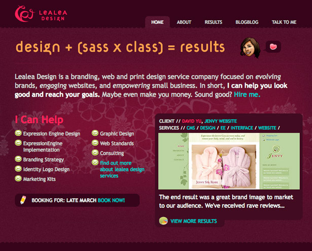 50 Monochromatic Website Designs Lealea