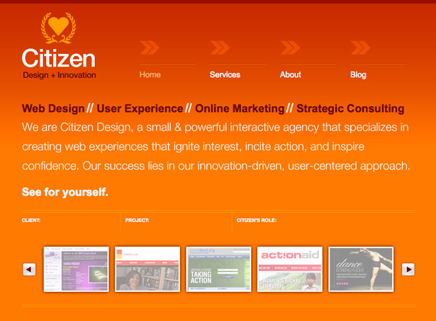 50 Monochromatic Website Designs Citizen