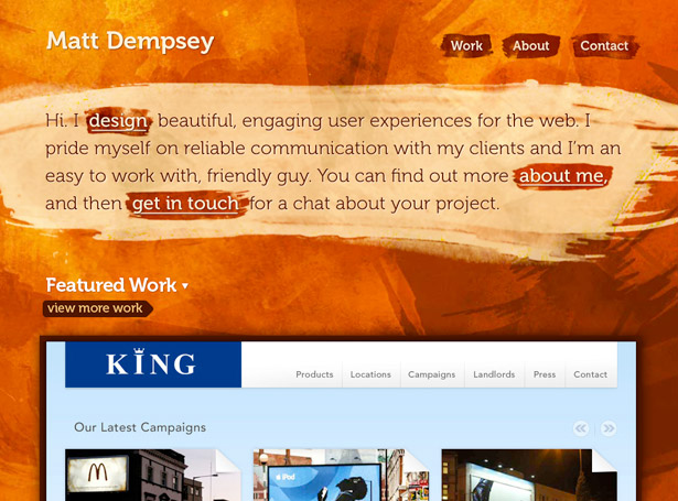 50 Monochromatic Website Designs Matt Dempsey