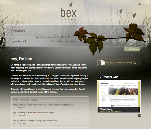 50 Monochromatic Website Designs Bex